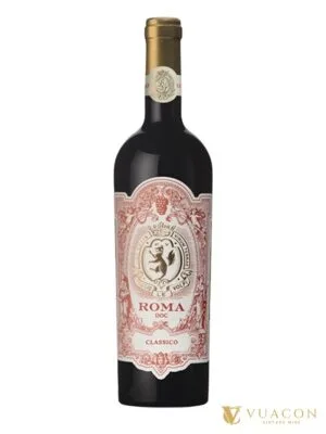 Rượu vang Poggio Le Volpi Roma DOC Rosso – Ý, 750ml