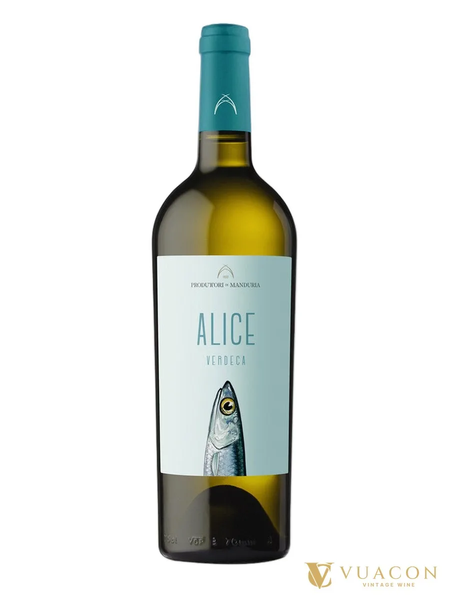 Rượu vang Produttori di Manduria Alice Verdeca – Salento, Ý, 750ml