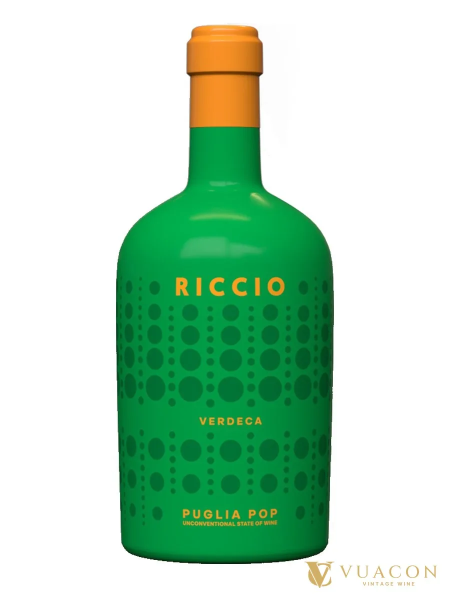 Rượu vang Puglia Pop Riccio Verdeca Valle d’Itria – Ý, 750ml