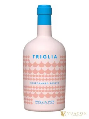 Rượu vang Puglia Pop Triglia Negroamaro Rosato – Salento, Ý, 750ml