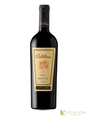 Rượu vang Santa Ema Catalina – Maipo Alto (nếu muốn tách nhỏ hơn Maipo Valley), Chile, 750ml