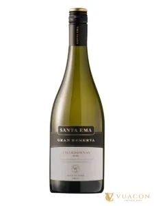 Rượu vang Santa Ema Gran Reserva Chardonnay – Leyda Valley, Chile, 750ml