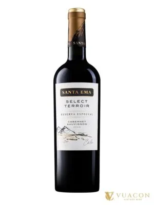 Rượu vang Santa Ema Select Terroir Reserva Especial Cabernet Sauvignon – Central Valley, Chile, 750ml