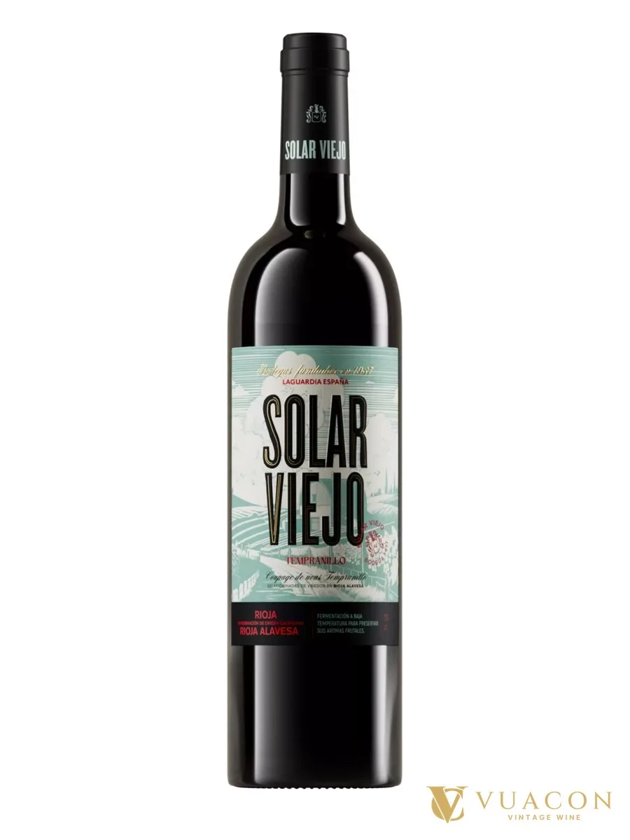 Rượu vang Solar Viejo Tempranillo – Rioja, Tây Ban Nha, 750ml
