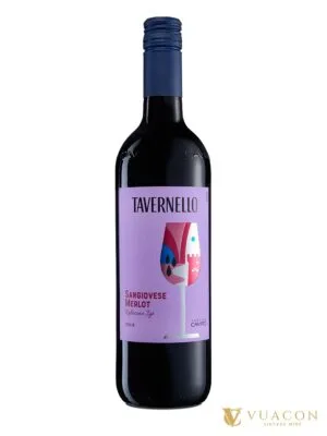Rượu vang Tavernello Sangiovese Merlot Rubicone – Emilia-Romagna, Ý, 750ml