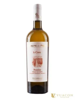 Rượu vang Tenute del Pojo Le Coste Pecorino – Abruzzo, Ý, 750ml