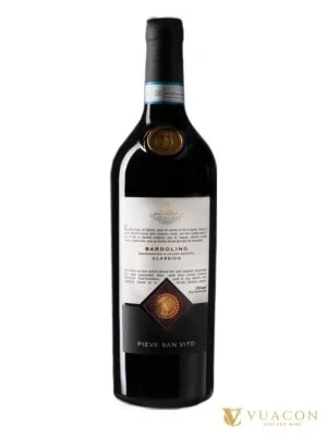Rượu vang Tinazzi Tenuta Valleselle Pieve San Vito Bardolino Classico – Veneto, Ý, 750ml