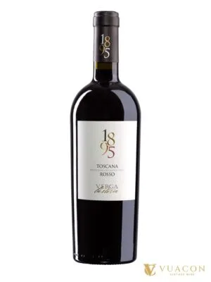 Rượu vang Verga 1895 La Storia Toscana Rosso – Ý, 750ml