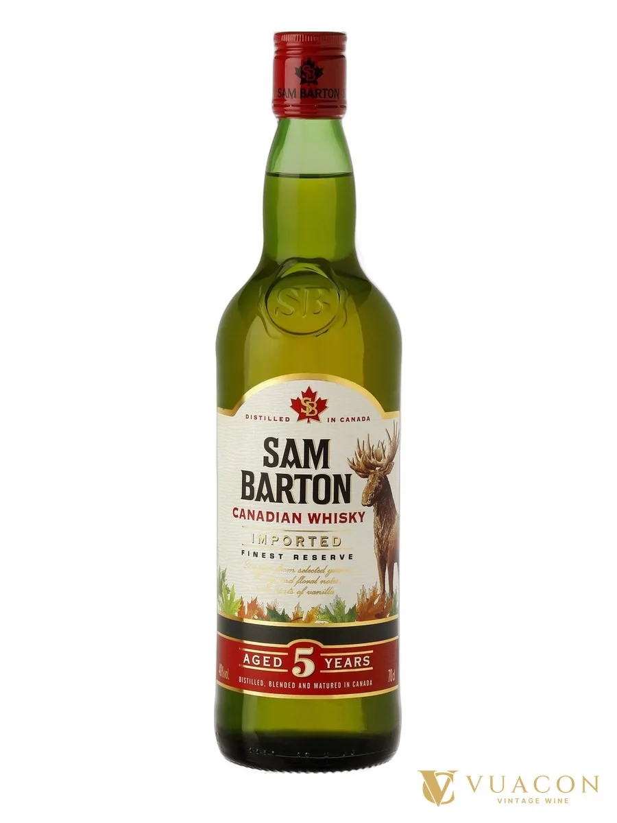 Sam Barton 5 năm Canadian Whisky – whisky Canada, Canada, 700ml