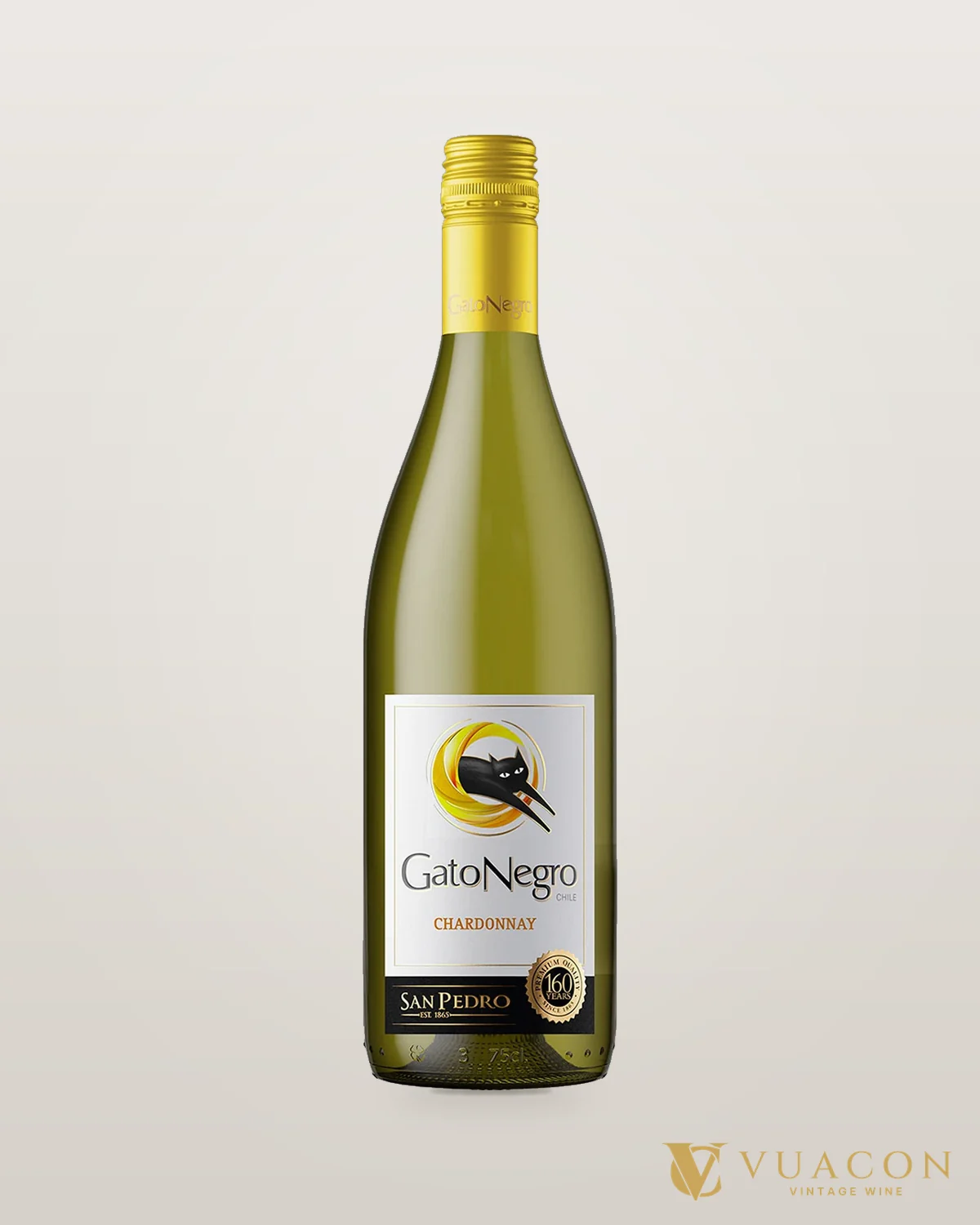San Pedro Gato Negro Chardonnay – chai chính hãng tại Vua Cồn