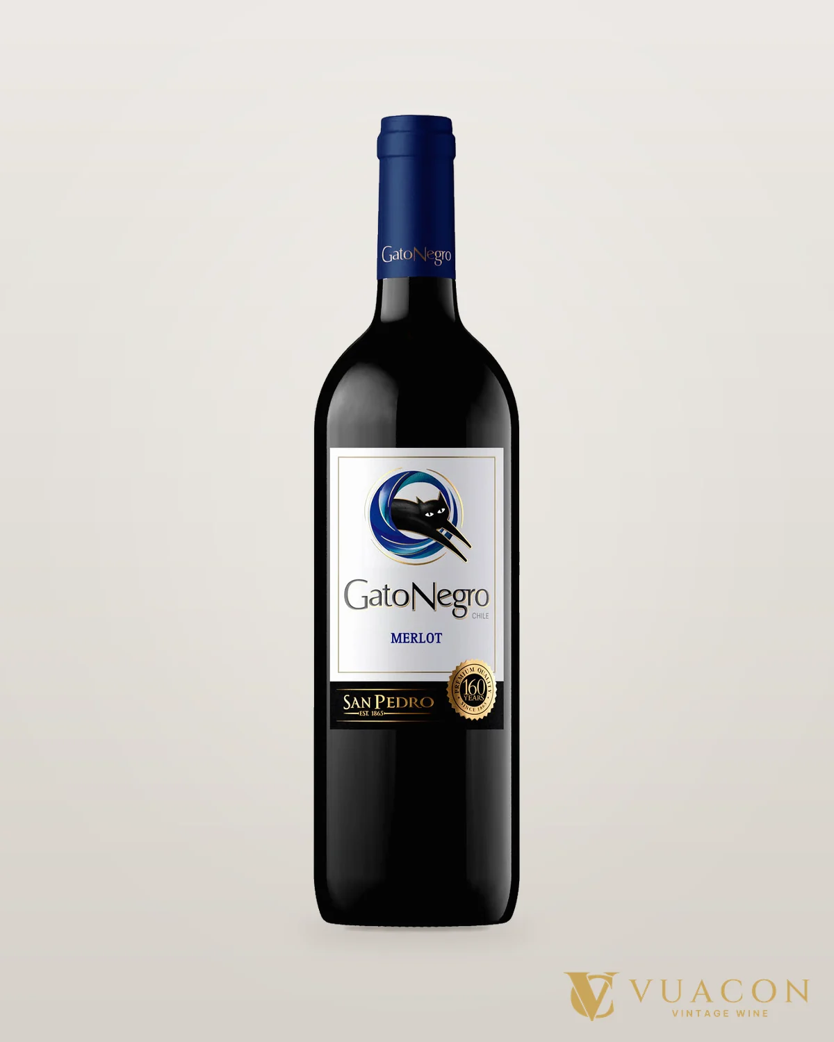 San Pedro Gato Negro Merlot – chai chính hãng tại Vua Cồn