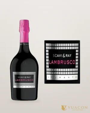 Scavi & Ray Lambrusco Spumante Ý – chai chính hãng tại Vua Cồn