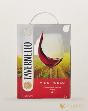 Tavernello bịch Tavernello Vino Rosso – chai chính hãng tại Vua Cồn