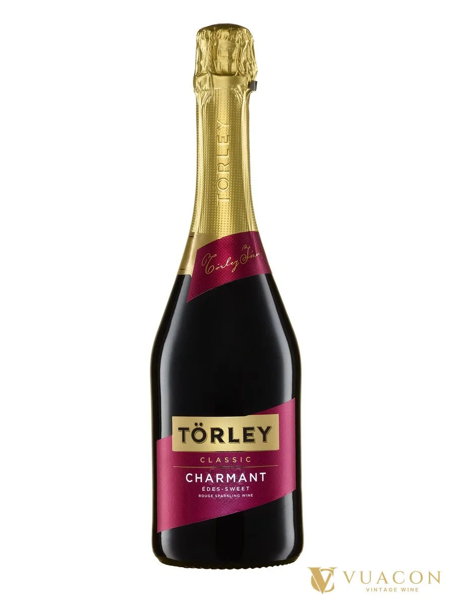 Vang nổ đỏ Torley Charmant Rouge Doux (Sweet Red) – sparkling Sweet, Hungary, 750ml
