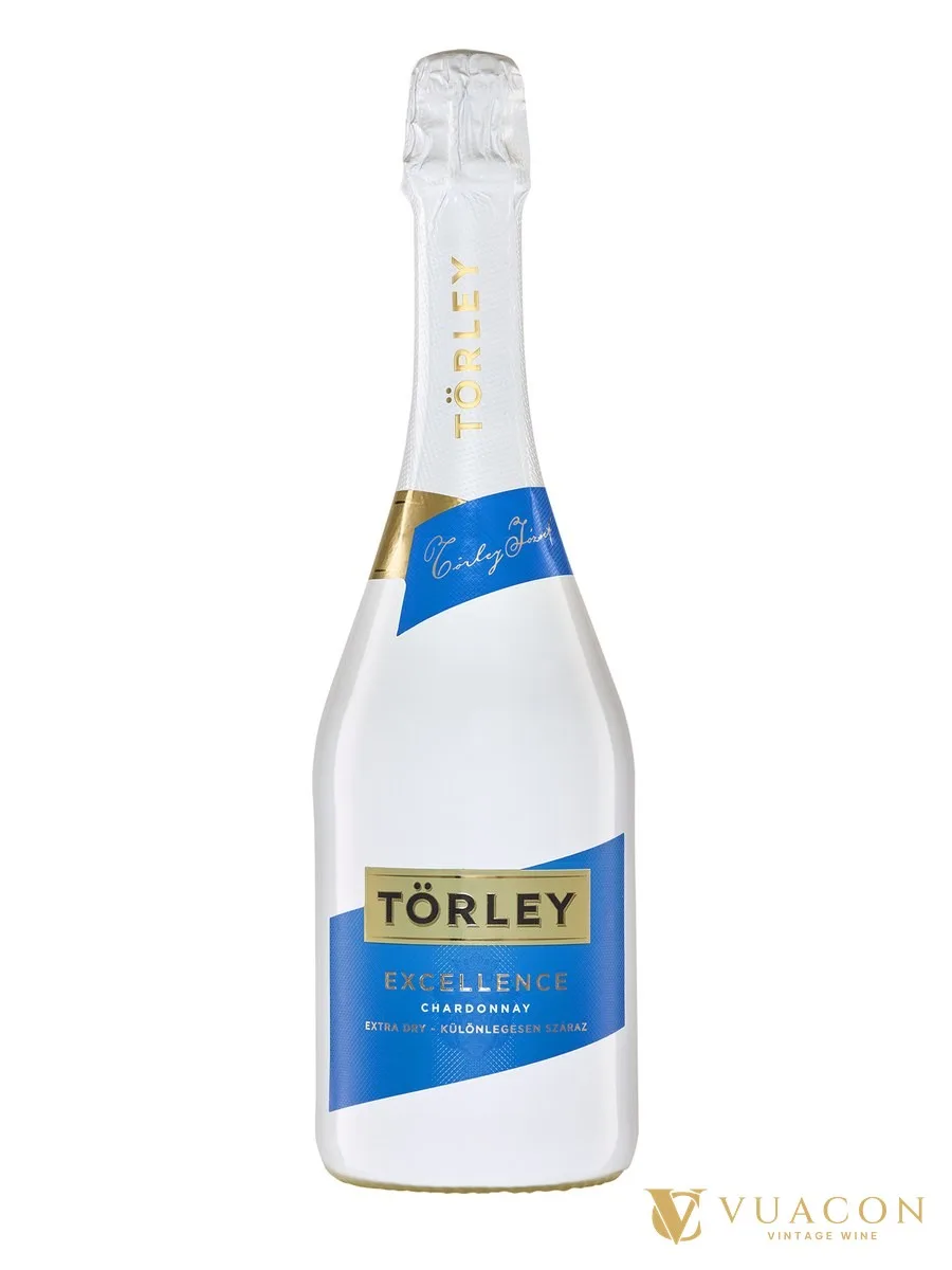 Vang nổ Torley Excellence Chardonnay Extra Dry – vang nổ / Sparkling, Hungary, 750ml