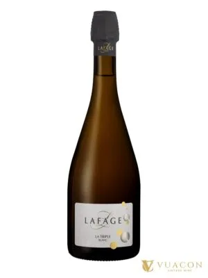 Vang sủi Domaine Lafage La Triple Blanc – vang nổ / Sparkling, Roussillon, Pháp, 750ml