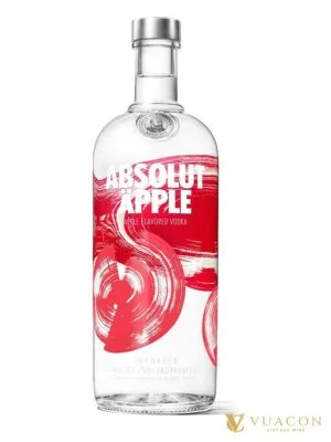Vodka Absolut Apple 1L – vodka mùi, Thụy Điển
