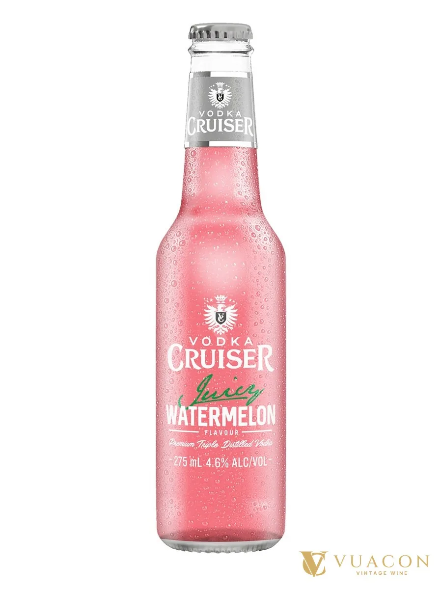 Vodka Cruiser Juicy Watermelon 275ml – đồ uống pha sẵn, Úc