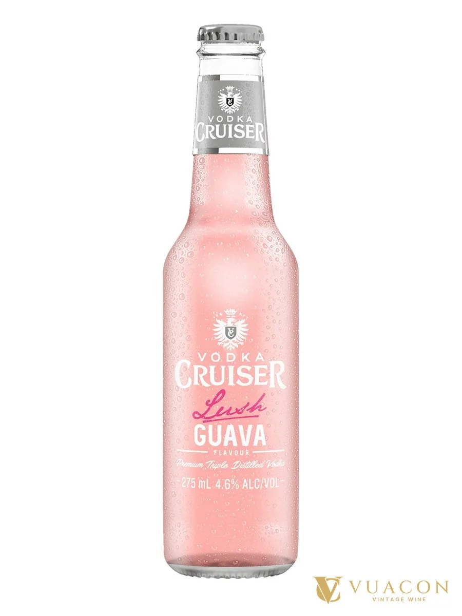 Vodka Cruiser Lush Guava 275ml – đồ uống pha sẵn, Úc