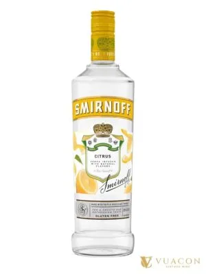 Vodka Smirnoff Citrus (Cam chanh) 750ml – vodka mùi, Hoa Kỳ